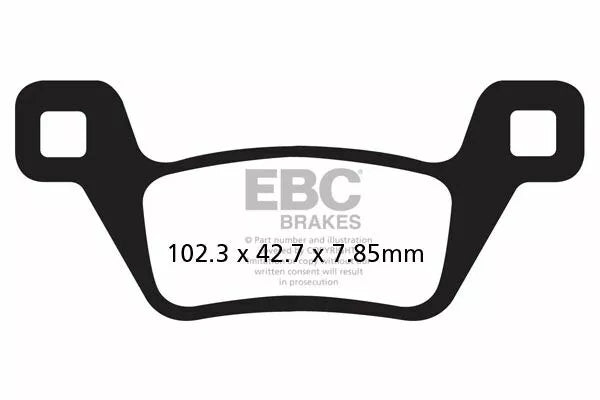 EBC BRAKE PAD SINT R SERIES FA600R