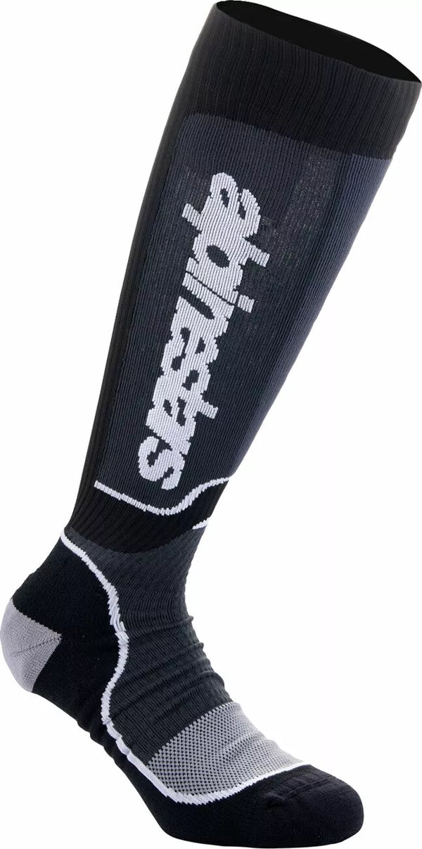 ALPINESTARS(MX) SOCK MX PLUS BLACK/WHITE M 4702324-12-M