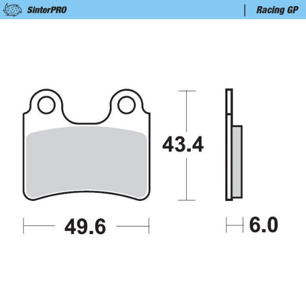 Moto-Master Brake Pad Racing GP 099112