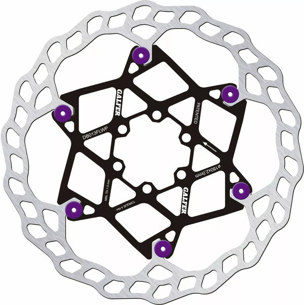 GALFER DISC WAVE FLOAT 180X2.0MM PURP DB013FLWP