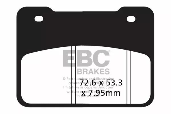 EBC BRAKE PAD HH SINT SCOOTER SFA627HH