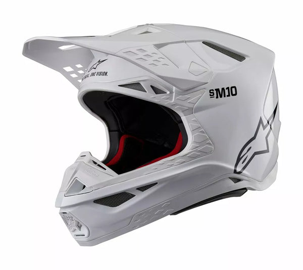 ALPINESTARS(MX) HELMET SM10 SOLID WHT M 8300123-2180-M
