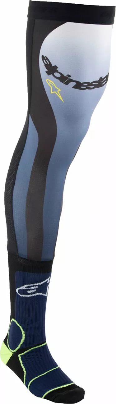 ALPINESTARS(MX) SOCK KNEE BRACE NAV/YL LX 4701324-7455-LX