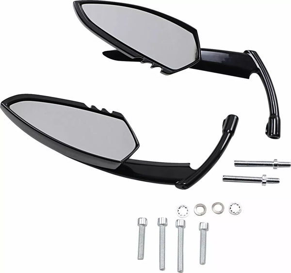 KURYAKYN MIRRORS SCYTHE BLACK KUR1760