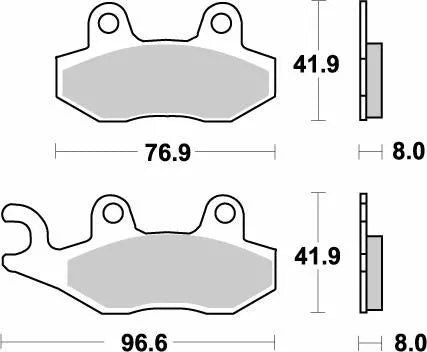 MOTO-MASTER BRAKE PAD NITRO 091921