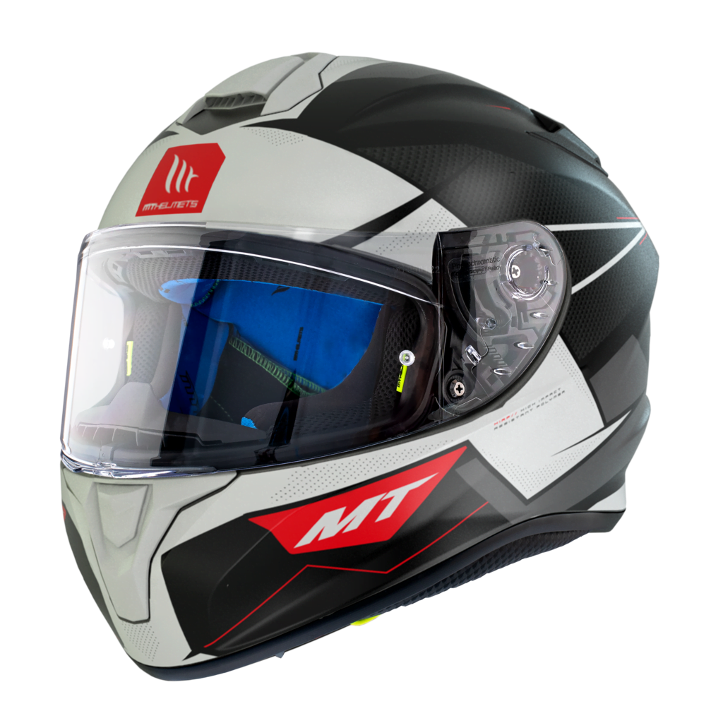 MT Helmets Integral Mc-Hjälm Targo Podium Blanco