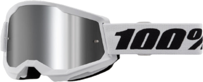 100% Goggles Strata 2 White - Mirror