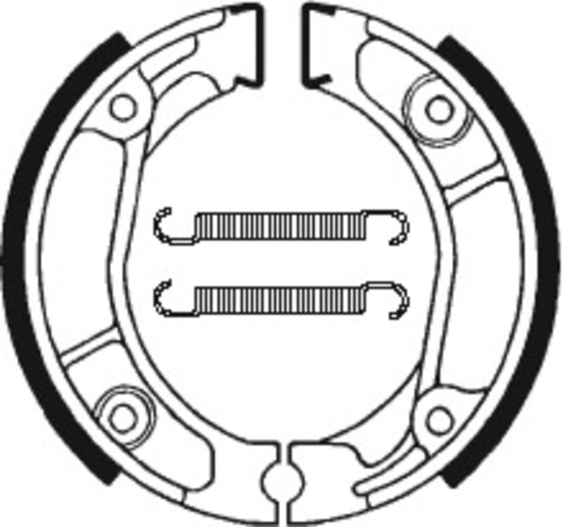 TECNIUM Scooter/Street/Off-Road/ATV Organic Brake shoes- BA013 1022198