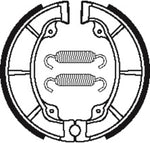 TECNIUM Street/ATV Organic Brake shoes- BA038 1022223