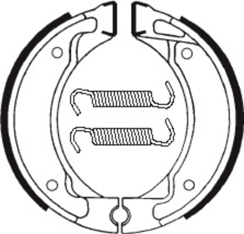 TECNIUM Scooter/Street/Off-Road/ATV Organic Brake shoes- BA050 1022235