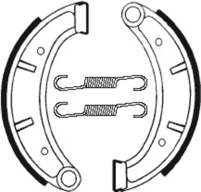 Tecnium off -road organic brake shoes - BA118 1022284