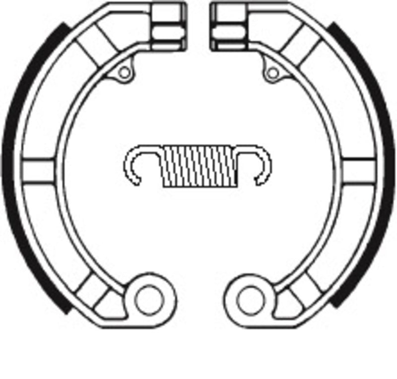 TECNIUM Scooter Organic Brake shoes- BA146 1022292