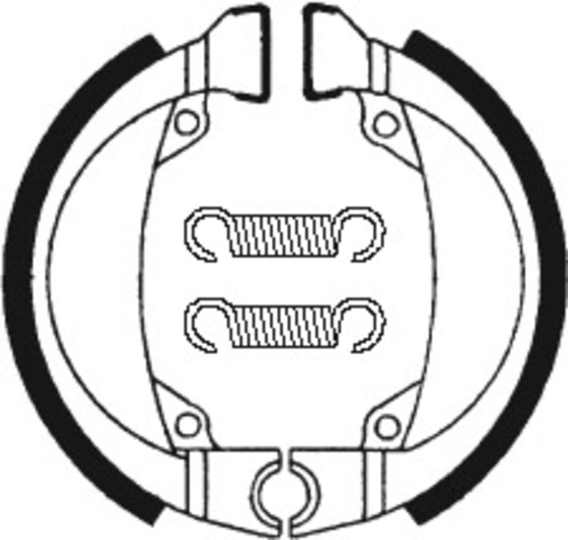 TECNIUM Scooter Organic Brake shoes- BA193 1022308