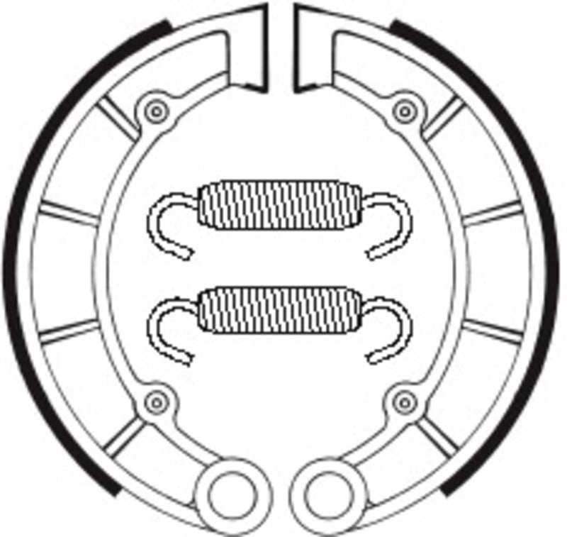 Tecnium ATV Organiska Bromsbelägg - BA197