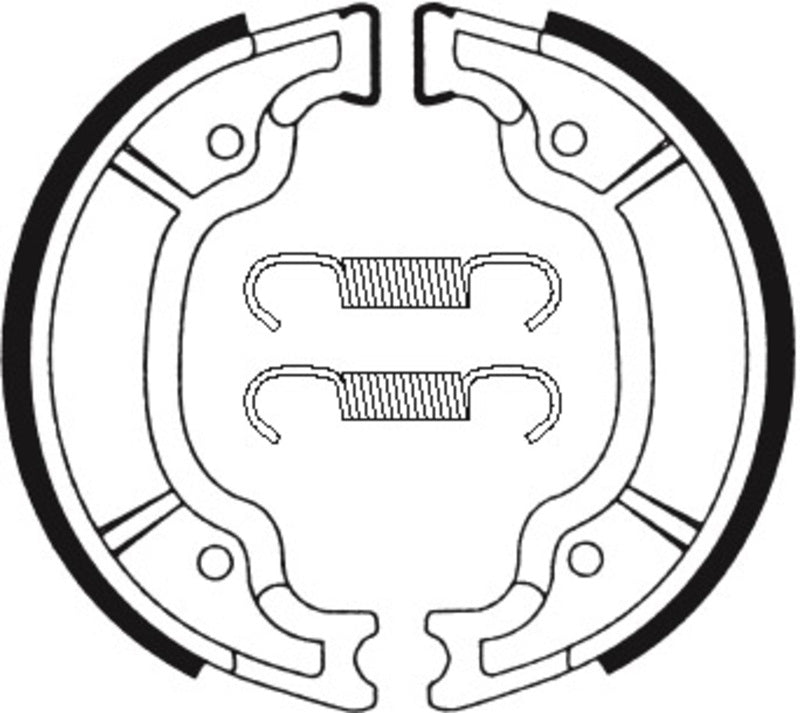 TECNIUM Scooter/Street Organic Brake shoes- BA199 1022314