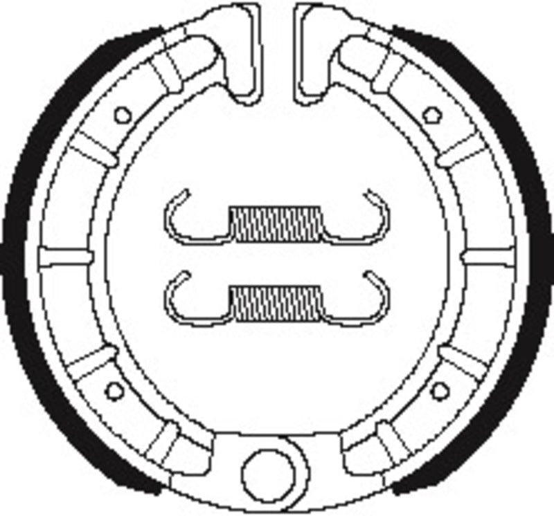 TECNIUM Scooter Organic Brake shoes- BA206 1022320