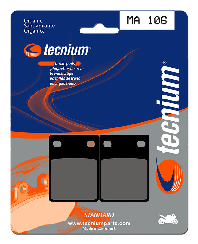 TECNIUM Street Organic Brake pads - MA106 1022330