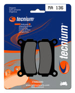 TECNIUM Street Organic Brake pads - MA136 1022358