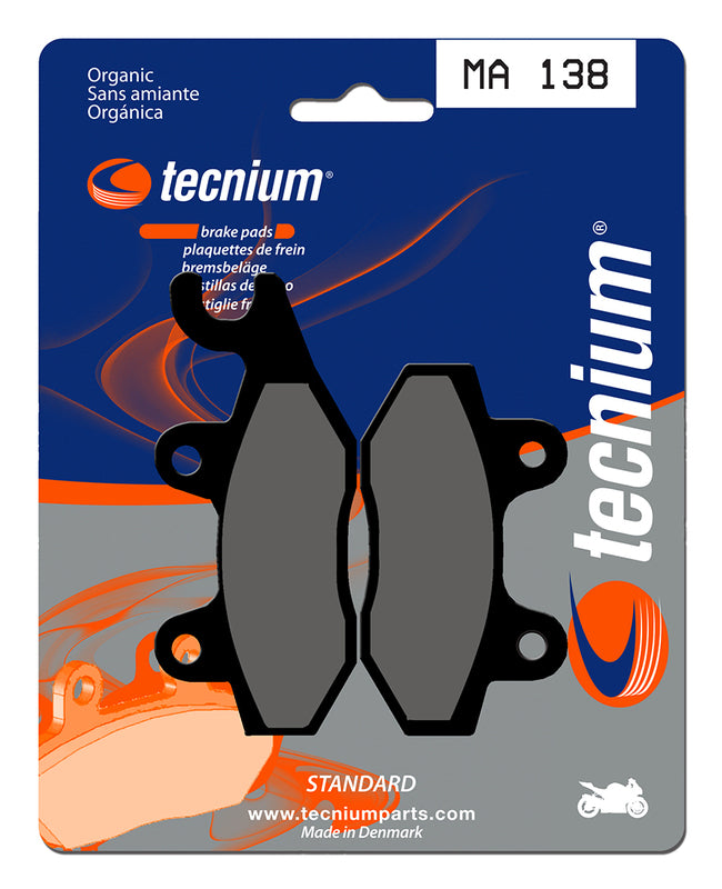 TECNIUM Street Organic Brake pads - MA138 1022360