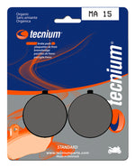 TECNIUM Street Organic Brake pads - MA15 1022372