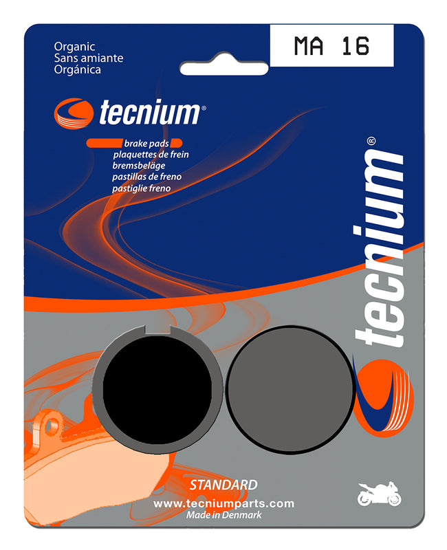 Tecnium Street Organic Brake Pads - MA16 1022383