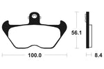 TECNIUM Street Organic Brake pads - MA203 1022418