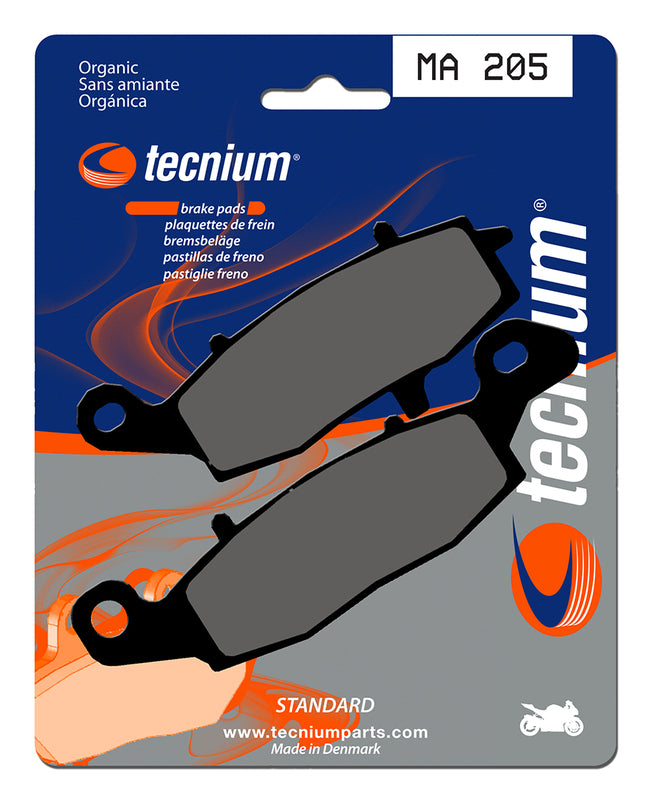 Tecnium Street Organic Brake Pads - MA205 1022420