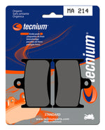 TECNIUM Street Organic Brake pads - MA214 1022423