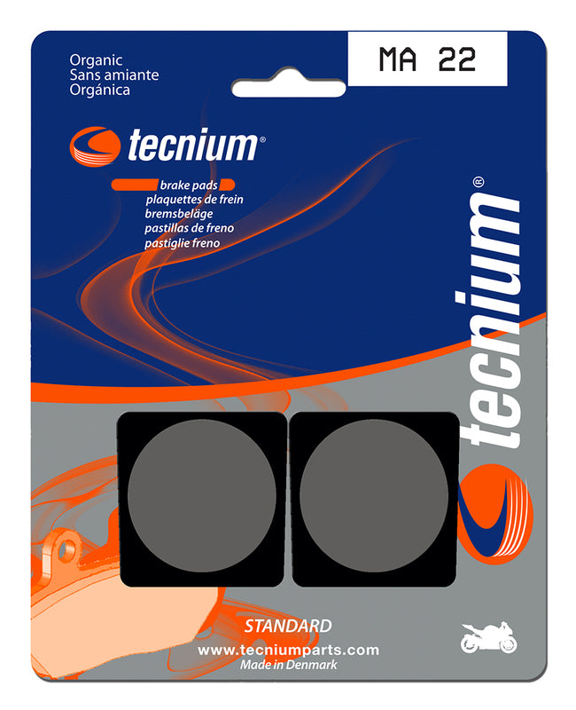 TECNIUM Street Organic Brake pads - MA22 1022425