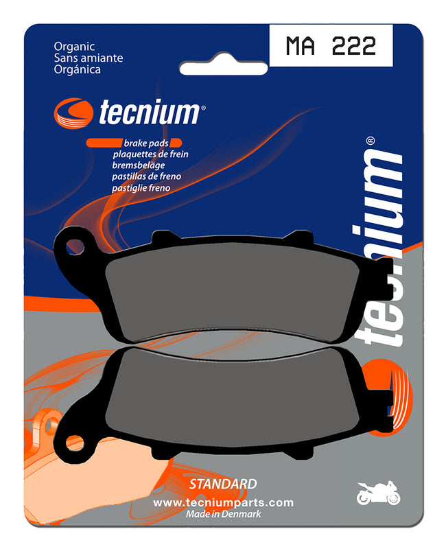 TECNIUM Street Organic Brake pads - MA222 1022426