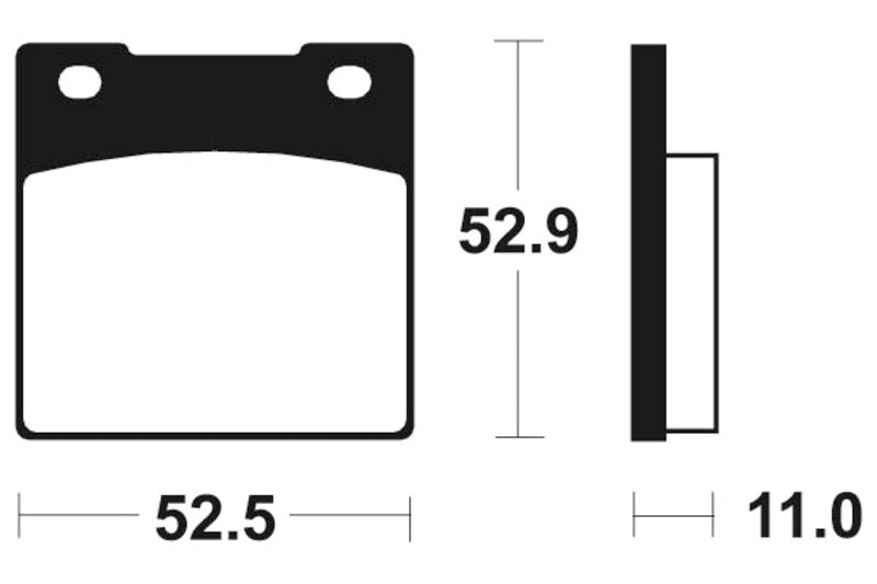 TECNIUM Street Organic Brake pads - MA26 1022444