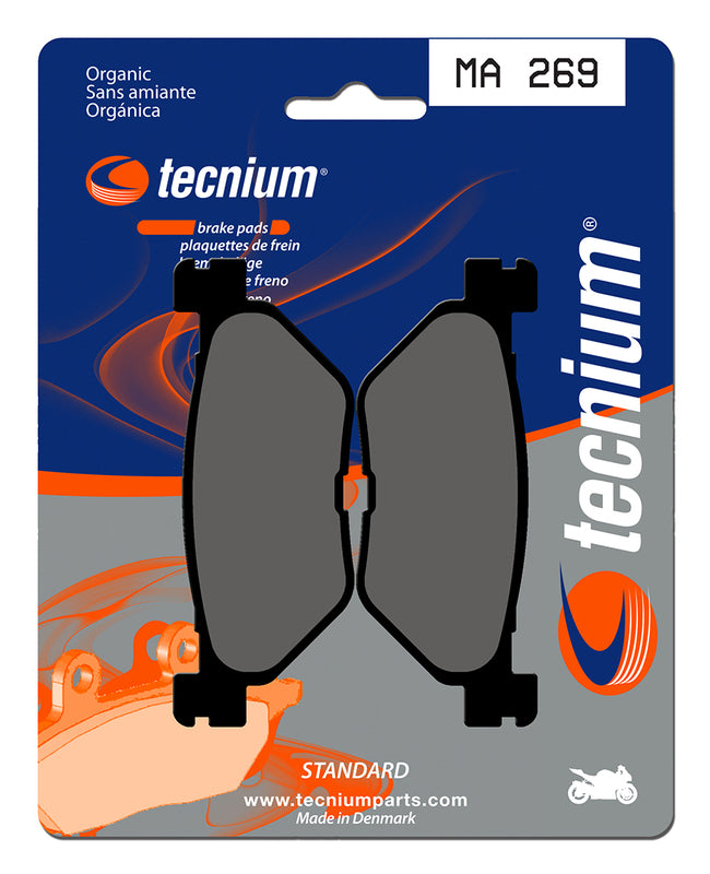 TECNIUM Street Organic Brake pads - MA269 1022449