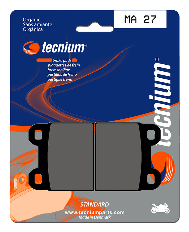 TECNIUM Street Organic Brake pads - MA27 1022450