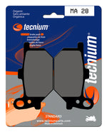 TECNIUM Street Organic Brake pads - MA28 1022456