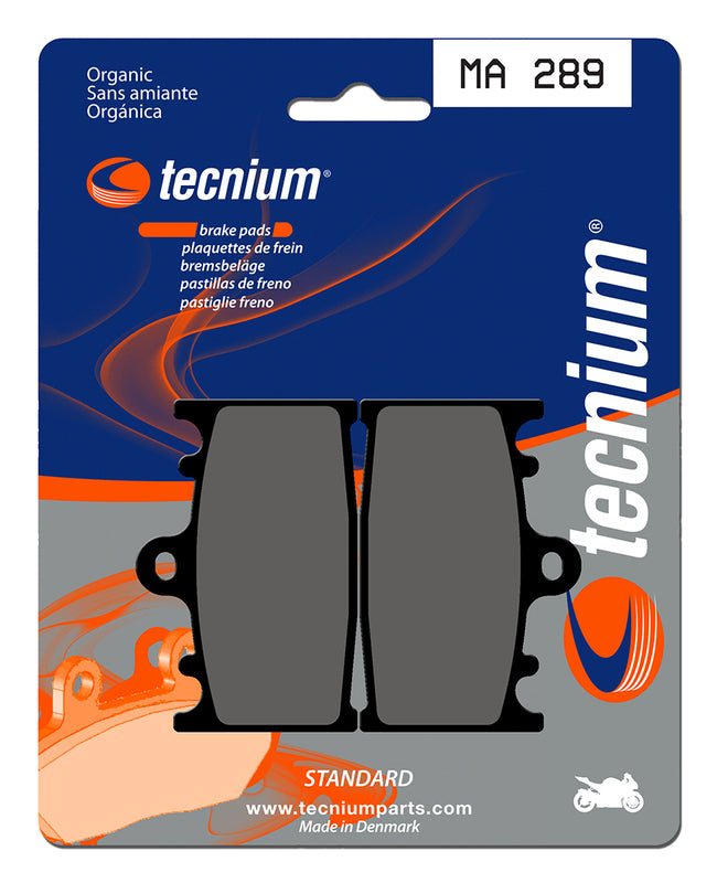 TECNIUM Street Organic Brake pads - MA289 1022460