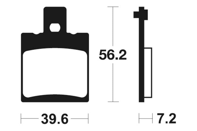 TECNIUM Street Organic Brake pads - MA324 1022479