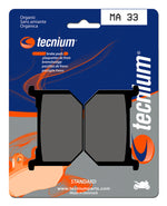 TECNIUM Street Organic Brake pads - MA33 1022481