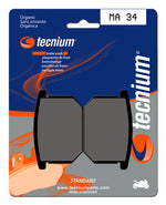 TECNIUM Street Organic Brake pads - MA34 1022484