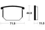 TECNIUM Street Organic Brake pads - MA34 1022484