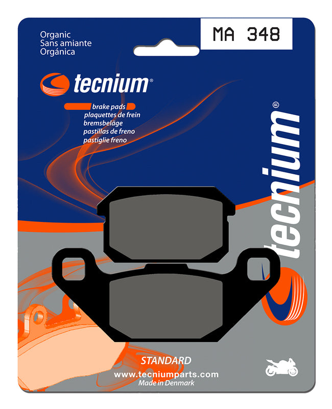 TECNIUM Street Organic Brake pads - MA348 1022487