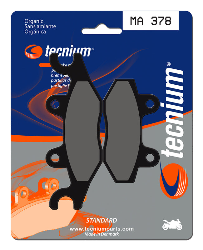 TECNIUM Street Organic Brake pads - MA378 1022497