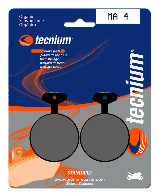 TECNIUM Street Organic Brake pads - MA4 1022505