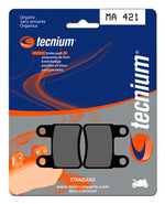 TECNIUM Street Organic Brake pads - MA421 1022511