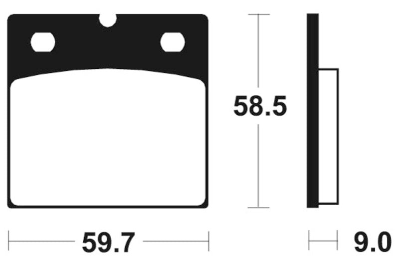 TECNIUM Street Organic Brake pads - MA54 1022527