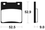 TECNIUM Street Organic Brake pads - MA56 1022529