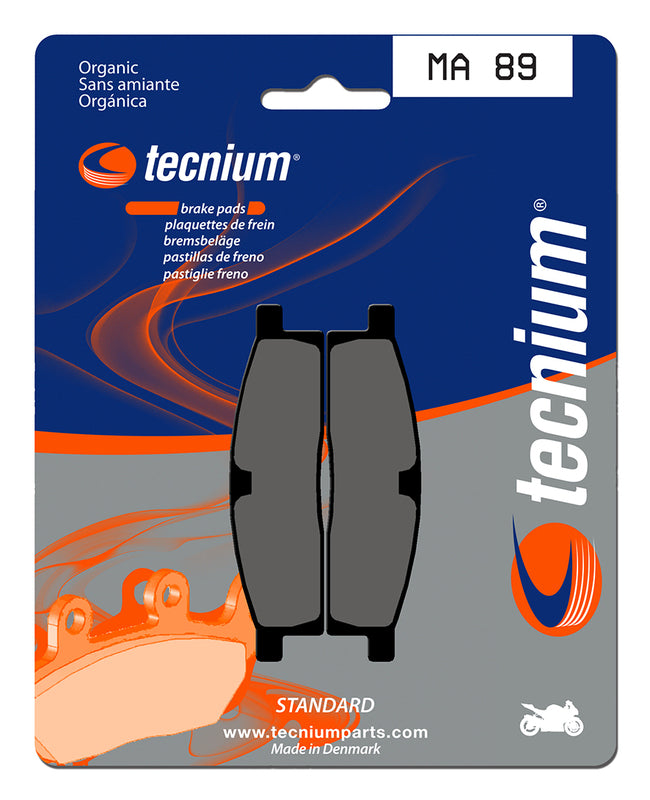 TECNIUM Street Organic Brake pads - MA89 1022558