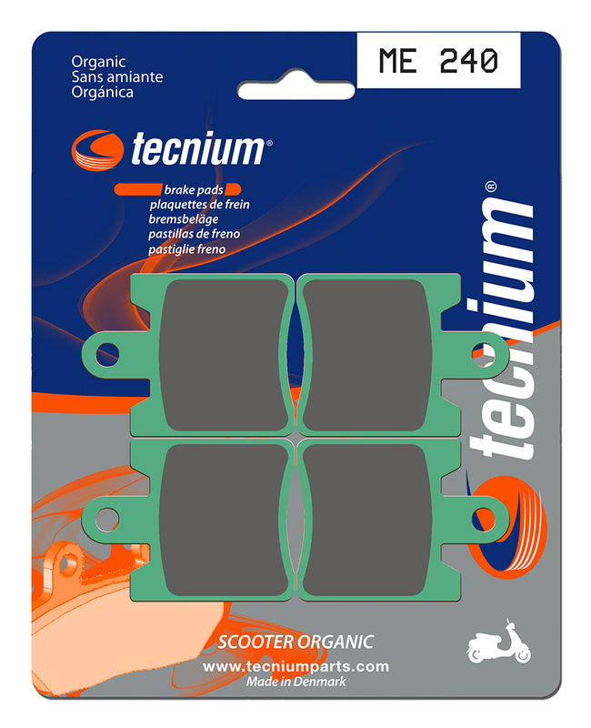 TECNIUM Scooter Organic Brake pads - ME240 1022650