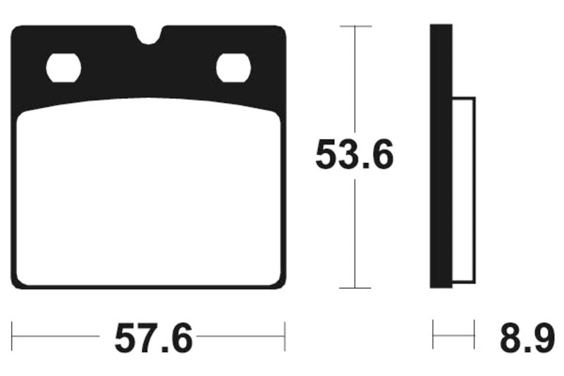 TECNIUM Street Performance Sintered Metal Brake pads - MF140 1022728