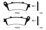 TECNIUM Street Performance Sintered Metal Brake pads - MF221 1022752