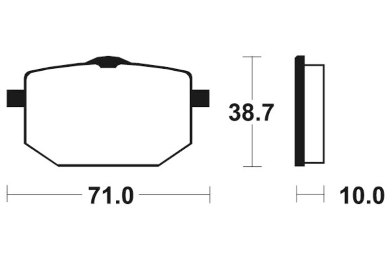 TECNIUM Street Performance Sintered Metal Brake pads - MF96 1022809